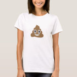Poo Emoji-pil Tee<br><div class="desc">En hög av poo som är formad som en mjuk  glass. Brun i färg med ett vänligt leende. Kallas även Poo Emoji,  Poop Emoji och Smiling Poop Emoji. INSTAGRAM GIVEAWAY STÄLLER IN EN PIC MED DITT INKÖP-ANVÄNDA #EMOJIPRINTS & WIN EMOJIPRINTS GOODIES!</div>