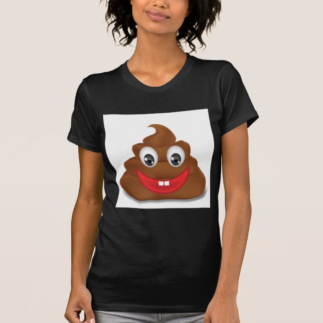 poo emojis tee shirt (Framsida)