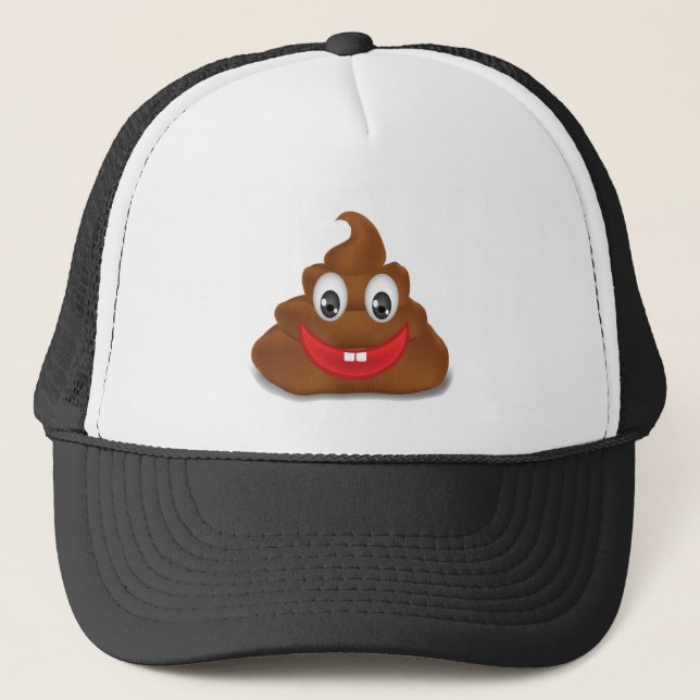 poo emojis truckerkeps (Framsida)