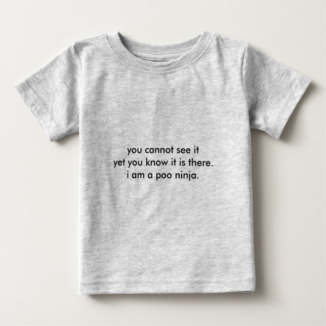 Poo Ninja Tee Shirt (Framsida)
