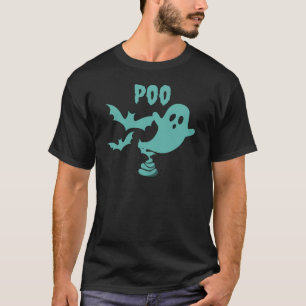 Poo Pooping Ghost T Shirt
