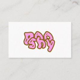 Poo shy Affärskort Visitkort