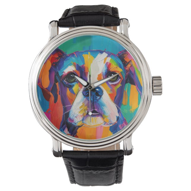 Pooch Painting Armbandsur (Framsida)