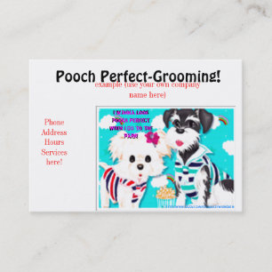 "Pooch Perfect Grooming BC" Visitkort