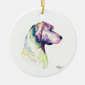 Pooch-profil Julgransprydnad Keramik