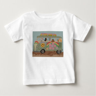 Poodlar i hippievan t shirt