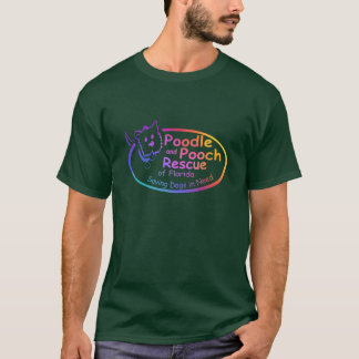 Poodle and Pooch Rescue of Florida Rainbow Gradien T Shirt