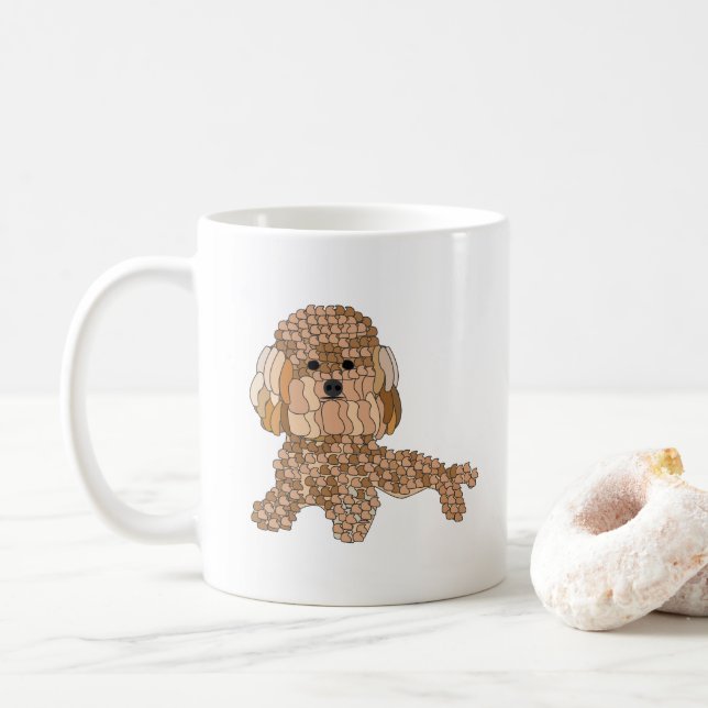Poodle Dog  Kaffemugg (Med munk)
