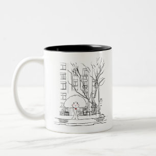 Poodle-gatan Två-Tonad Mugg