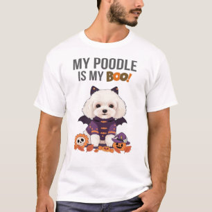 Poodle Halloween-kostym Min pudel är min älskling T Shirt