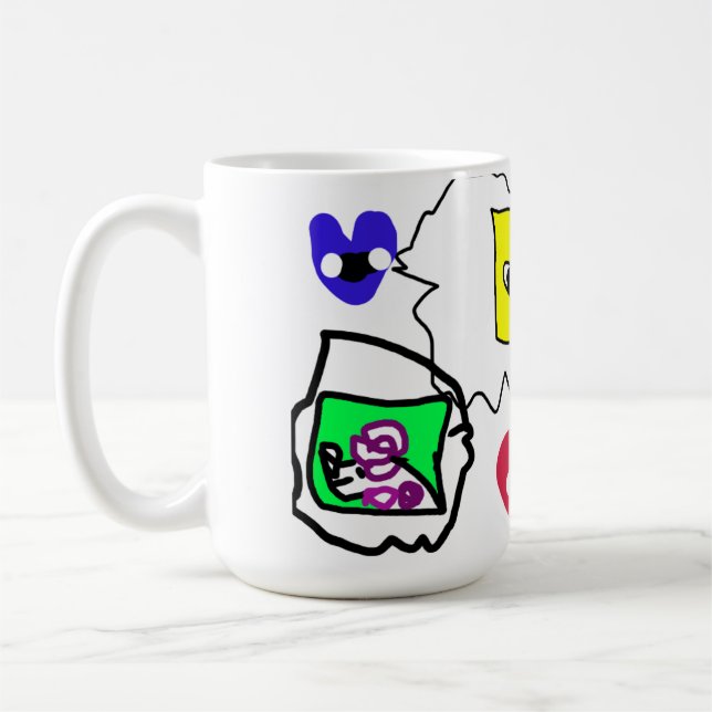 Poodle heart  kaffemugg (Vänster)