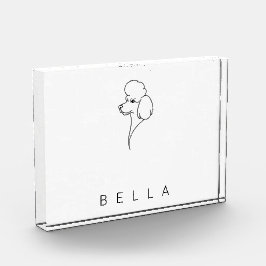 Poodle | Heritage Acrylic Art Block