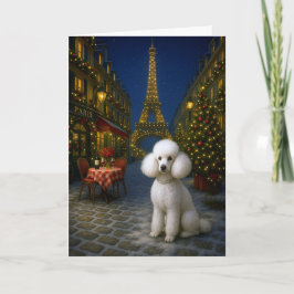 Poodle Holiday Card Helgkort