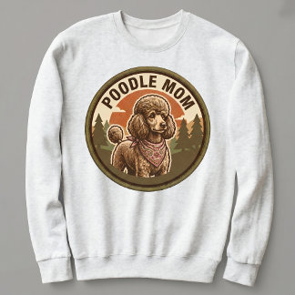 Poodle Mamma Crewneck Doodle Hundmamma Present Til T Shirt