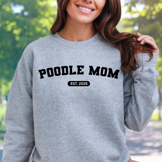 POODLE MAMMA Hundmamma Skräddarsydd Tröja för Föde (Skapare uppladdad)