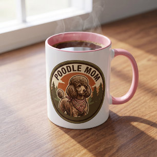 Poodle Mamma Kaffemug   Doodle Hundmamma Present Mugg