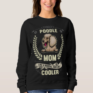 Poodle Mamma Liksom En Normal Mamma Fast Coolare   T Shirt