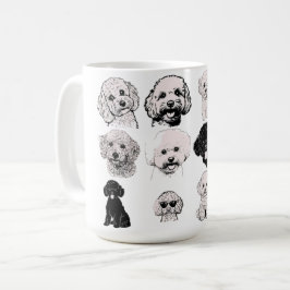 Poodle Mug | Cute Dog Lover Gift | Adorable Canich Kaffemugg
