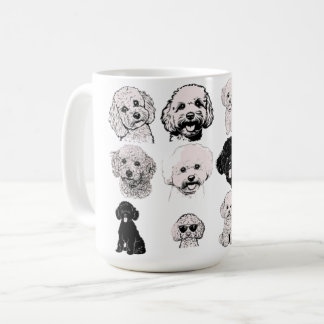Poodle Mug | Cute Dog Lover Gift | Adorable Canich Kaffemugg