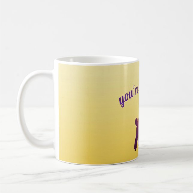 Poodle mug vibe kaffemugg (Vänster)