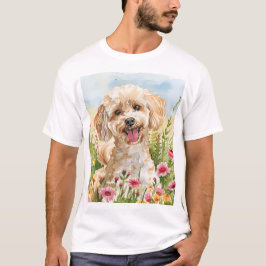 Poodle Pappa Tröja – Akvarell