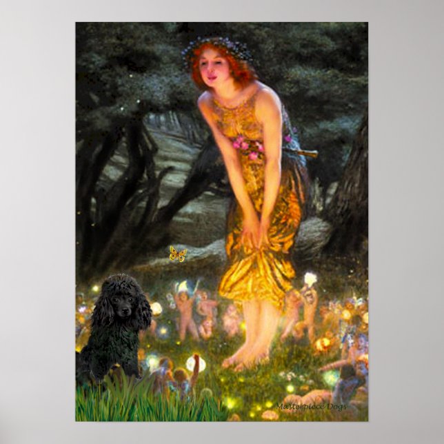 Poodle(svart 1)-Midsommar Poster (Framsidan)