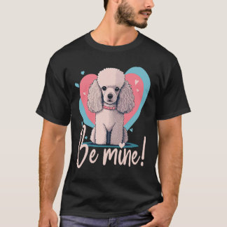 Poodledog med Hearts Hund Kärlek T Shirt