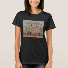 Poodles in Hippy Van T Shirt