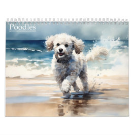 Poodles kalender, vilket år som helst kalender