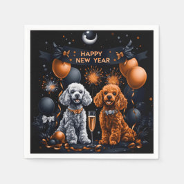 Poodles New Year's Eve Party Pappersservett
