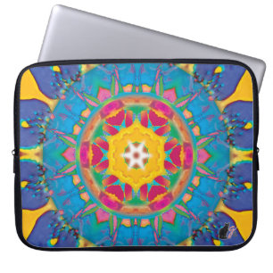 Poof Boll Kaleidoscope Laptop sleeve