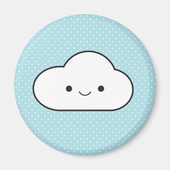 Poofy Cloud Magnet (Framsidan)