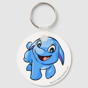 Poogle blått nyckelring