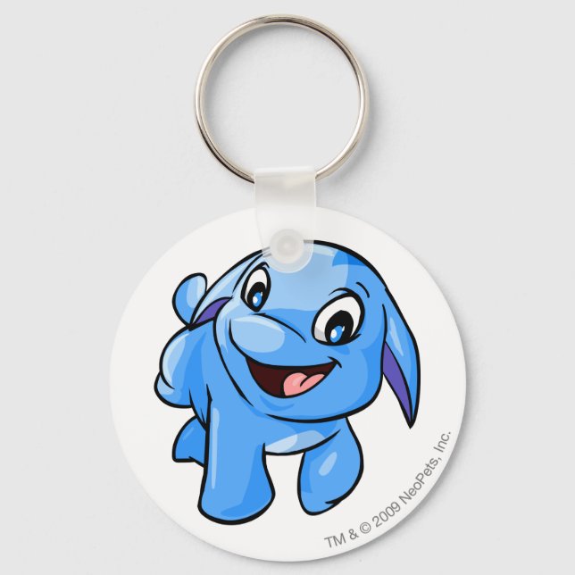 Poogle Blue Nyckelring (Framsida)