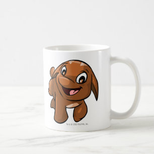Poogle brunt kaffemugg