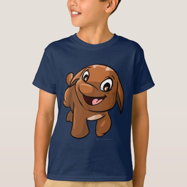 Poogle brunt t-shirt (Framsida)
