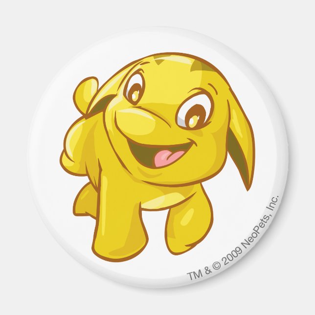 Poogle Guld Magnet (Framsidan)