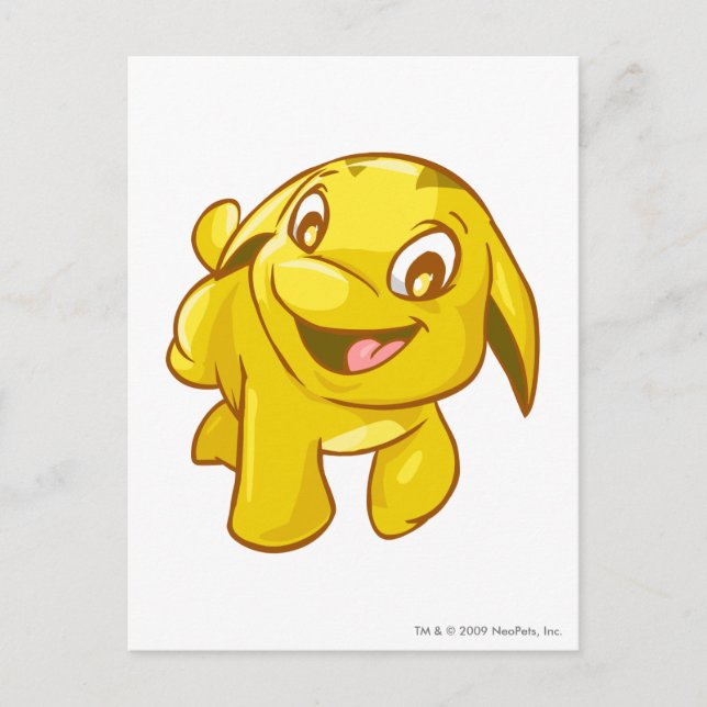 Poogle Guld Vykort (Framsida)