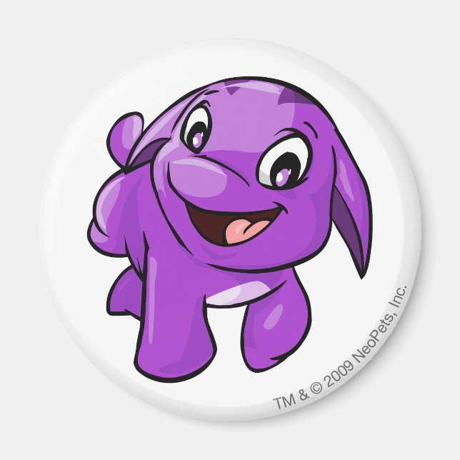 Poogle Lila Magnet (Framsidan)