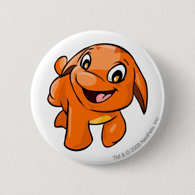 Poogle orange knapp (Framsida)