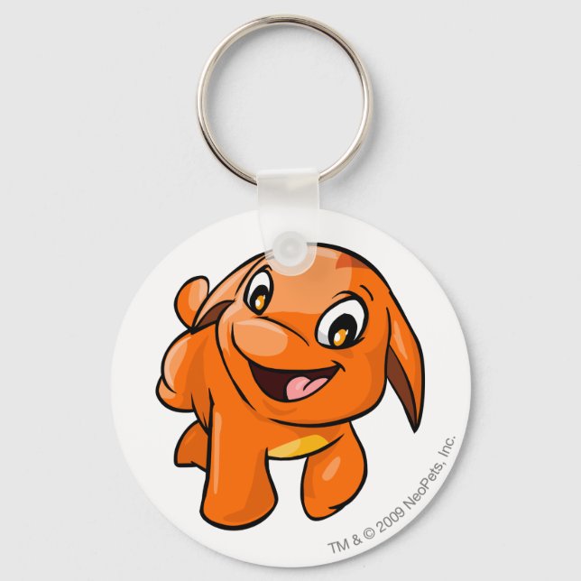 Poogle-Orange Nyckelring (Framsida)