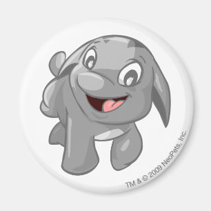 Poogle silver magnet