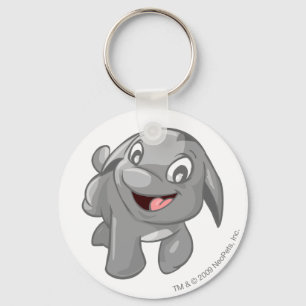 Poogle silver nyckelring