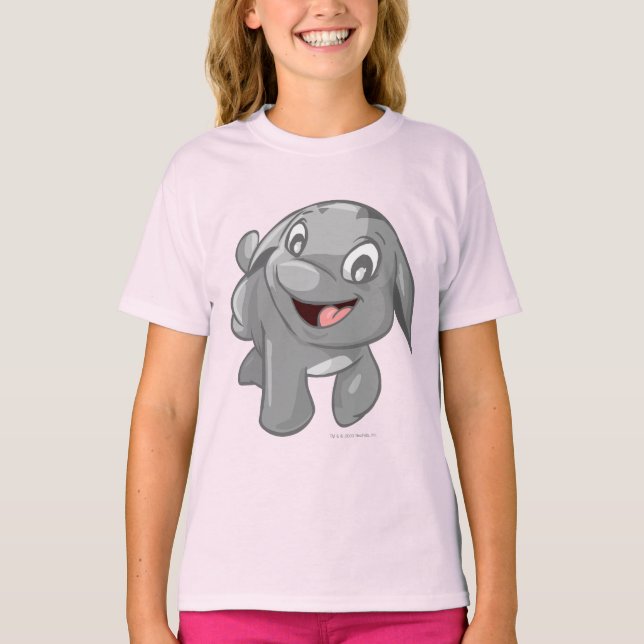 Poogle Silver Tee Shirt (Framsida)