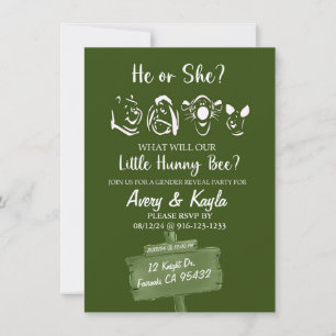 POOH & FRIENENDS GENDER REVEAL INBJUDAN