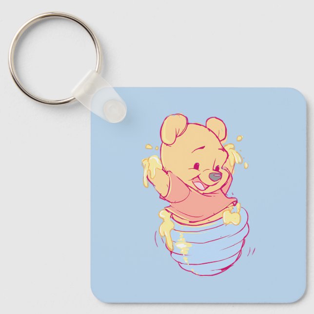Pooh Keychain Nyckelring (Framsida)