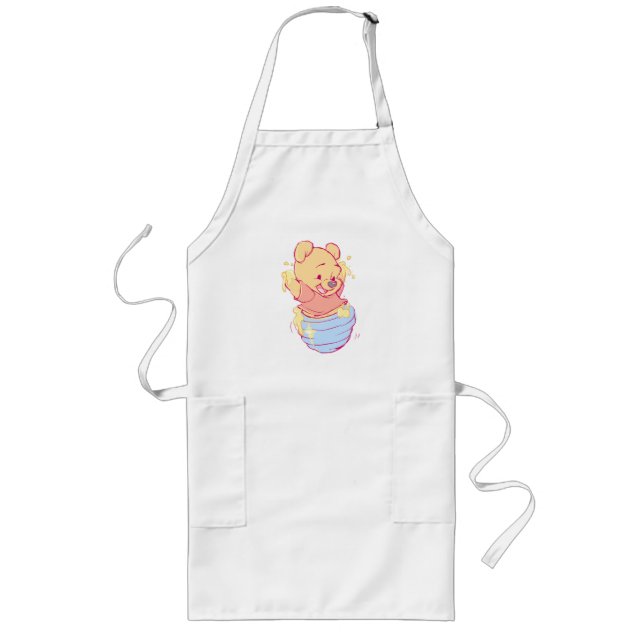 Pooh Long Apron Långt Förkläde (Framsidan)