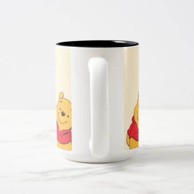 pooh mug  Två-Tonad mugg (Handtag)