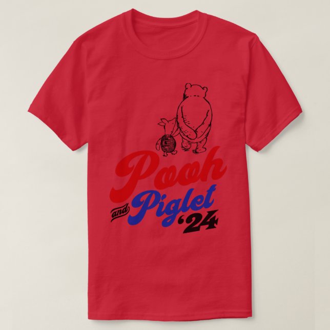 Pooh och Piglet 2024 T Shirt (Design framsida)