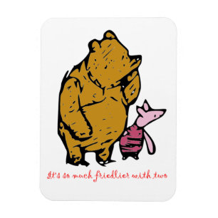 Pooh och Piglet Magnet
